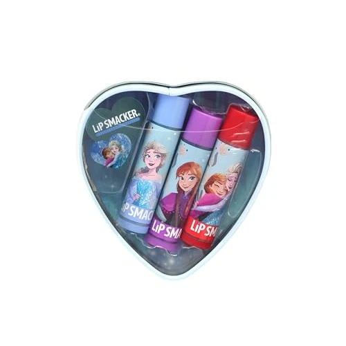 Oferta limitada: Lip Smacker Frozen, Set de Lata con Forma de Corazón, Set de 3 Bálsamos Labiales de Frozen para Niñas, Edición Regalo 2025 de 7.94 EUR a 7.94 EUR (ahorro 0%)