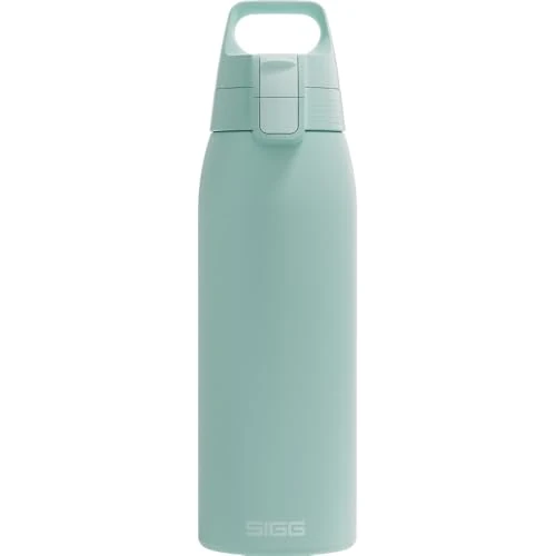 Offerta a tempo: SIGG - Borraccia in acciaio inox - Shield One Milky Blue - Adatto per bevande gassate - A prova di perdite - Leggerissima - Senza BPA - Outdoor & Fitness - Blu - 1L - 0.00% da 23.18 € a 23.18 €