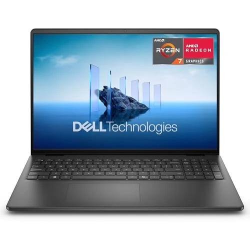 Offerta a tempo: Dell 16 Laptop DC16255 16" 2K (1920x1200) Display, AMD Ryzen 7 250, AMD Radeon Grafica, 16GB DDR5 RAM, 1TB SSD, Windows 11 Home, Tastiera QWERTY IT Retroilluminata, Carbon Black - 19% da 799.00 € a 649.00 €