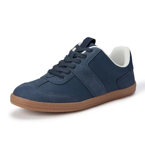 Offre limitée : Amazon Essentials Baskets Basses Rétro Femme, Bleu Marine, 39 EU de 32.90 € à 30.20 € (8% de remise)