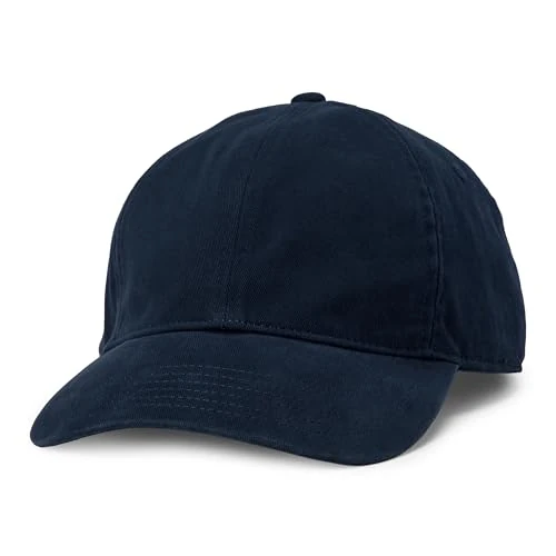 Offerta a tempo: Amazon Essentials Berretto da Baseball in Cotone Lavato Uomo, Blu Marino, Taglia unica - 13% da 14.30 € a 12.49 €