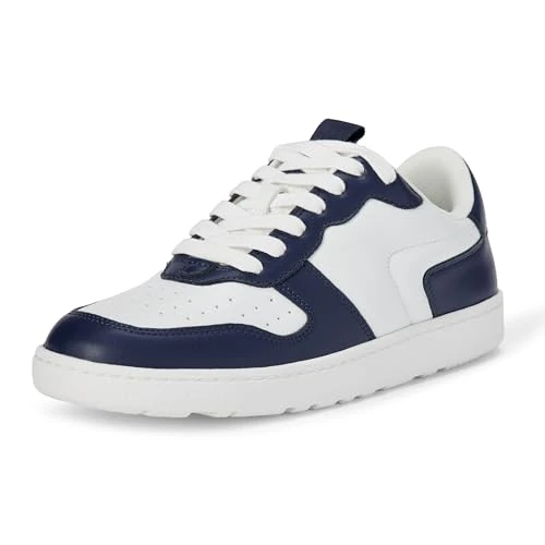 Offerta a tempo: Amazon Essentials Scarpe da Ginnastica Basse Donna, Bianco Blu Marino, 37 EU - 0.00% da 20.66 € a 20.66 €