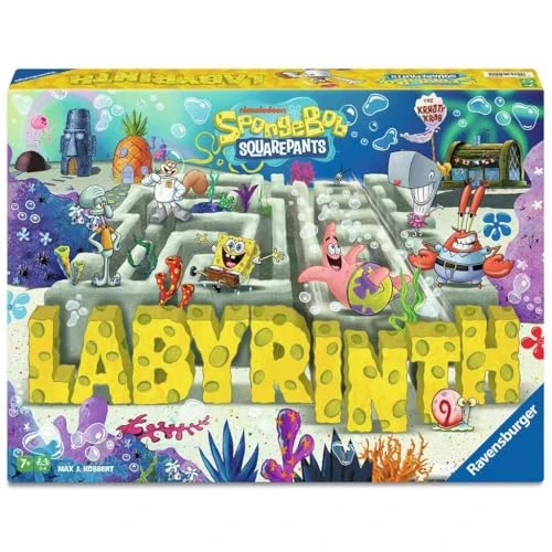 Offerta a tempo: Ravensburger - Labirinto Sponge Bob | Gioco Da Tavolo Bambini 7 Anni O Più | Labirinto Gioco Da Tavolo Per 2-4 Giocatori | Labyrinth Gioco Da Tavoloi | Idea Regalo Per Bambini 7+ Anni - 50% da 34.99 € a 17.50 €