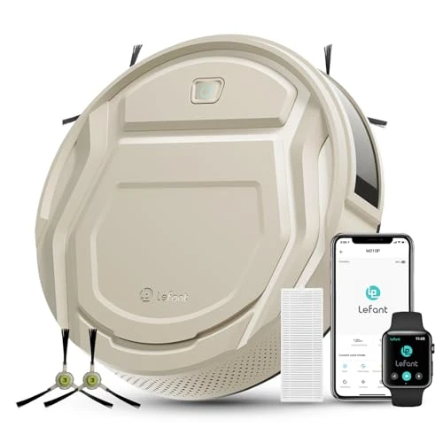 Limitiertes Angebot: LEFANT M210P Staubsauger Roboter, Saugleistung 2200 Pa, Leise 55dB, Unterstützt WLAN-/Bluetooth-/Alexa-/App-Verbindung, Akkulaufzeit von 120 Minuten, ideal für Tierhaare und Hartböden. von 299.99 EUR auf 299.99 EUR (Spare 0%)