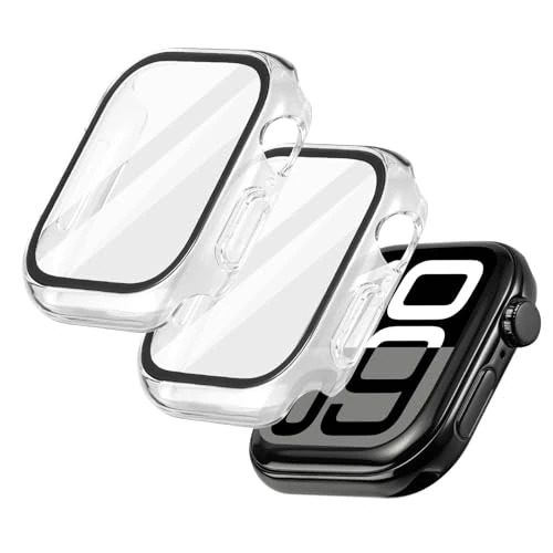 Limited-time offer: VINATO Protective Case with Tempered Glass for Apple Watch Series 10 (46 mm) - Pack of 2 from 6.14 £ to 6.14 £ (save 0.00%)