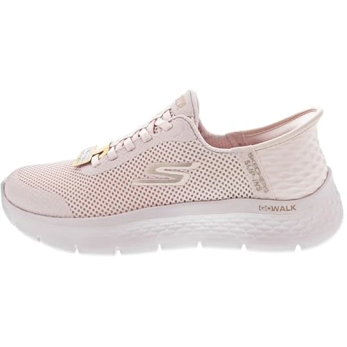 Zeitlich begrenztes Angebot: Skechers Damen Go Walk Flex Grand Entry Turnschuhe, Pink, 37 EU von 84.95 € auf 64.99 € (23% Rabatt)
