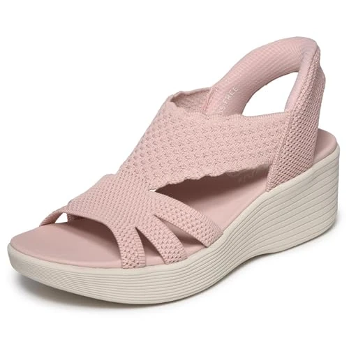 Offerta a tempo: Skechers Parallel Lite Summer Invite Sneaker, da Donna, Rosa Cipria, 39 - 40% da 69.95 € a 41.90 €