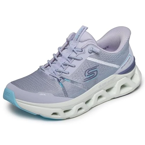 Zeitlich begrenztes Angebot: Skechers Damen Glide-Step Altus Fast Lane Slip-InTurnschuhe, Purple, 38 EU von 109.95 € auf 87.99 € (20% Rabatt)