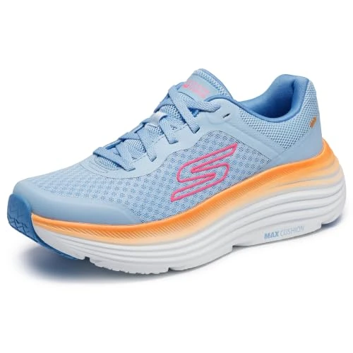 Oferta limitada: Skechers MAX Cushioning Endeavour Canova - Tenis para Mujer, Color Azul Claro, Talla 8 de Reino Unido de 79.95 € a 51.97 € (ahorro 35%)