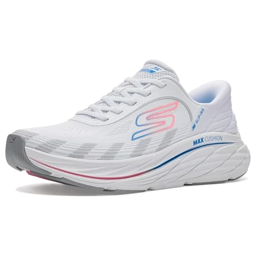 Zeitlich begrenztes Angebot: Skechers Damen Max Cushioning Elite 3 Lenara Slip-InTurnschuhe, White Multi, 36 EU von 129.95 € auf 122.81 € (5% Rabatt)
