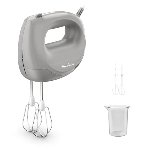 Moulinex Easy Max, Batidora amasadora, 300 W, Compacta, Mezclas homogéneas, Preparación rápidas de salsas, HM262BF0