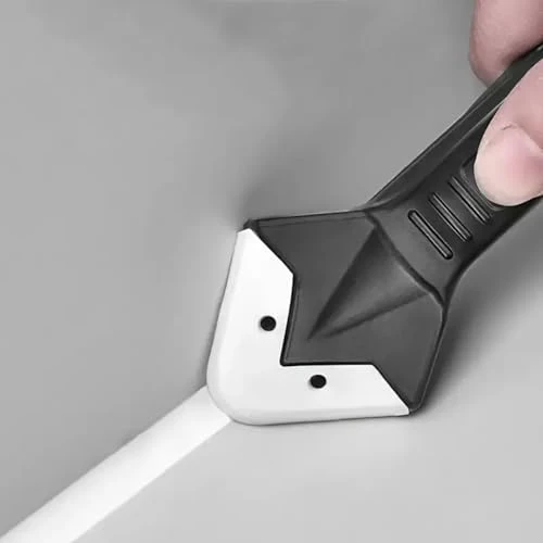 Zeitlich begrenztes Angebot: 1 Set 3-in-1 Silikon-Fugenwerkzeug mit Edelstahlkopf, Dichtmittelreiniger, Schabklinge und 5 austauschbaren Pads für verklebte Bretter von 2.67 € auf 2.67 € (0.00% Rabatt)