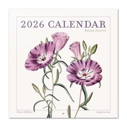 Tijdelijke aanbieding: Grupo Erik Wall Calendar 2026 - Flowers Botanical Calendar 2026 | Square 30 x 30 cm - 12 x 12 inches Wall Planner, Family Planner Month To View | Botanical Gifts For Friends van 9.95 EUR naar 9.95 EUR (korting 0%)