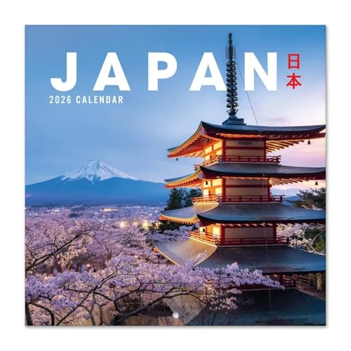 Tijdelijke aanbieding: Grupo Erik Wall Calendar 2026 - Japan Calendar 2026 | Square 30 x 30 cm - 12 x 12 inches Wall Planner, Family Planner Month To View | Japanese Gifts For Friends van 9.95 EUR naar 9.95 EUR (korting 0%)