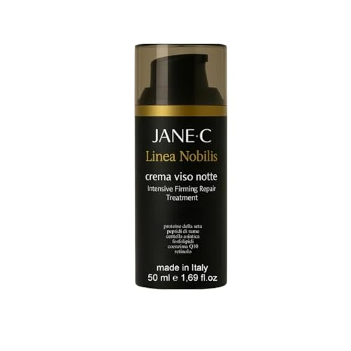JANE •C Nobilis krem do twarzy, intensywna pielęgnacja, ujędrniający, z wątką azjatycką, fosfolipidy, koenzym Q10, retinol, 50 ml k beauty, wyprodukowano we Włoszech