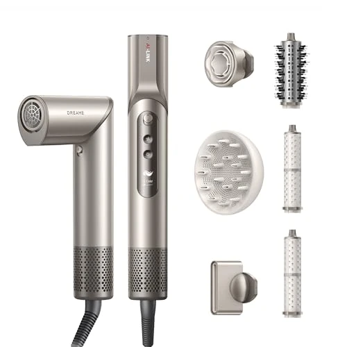 Oferta limitada: DREAME Dazzle Secador de Pelo de Ajuste Giratorio Con Múltiples Boquillas Para Aalisar Secar y Peinar, Combinando Un Flujo de Aire Inteligente Con Facilidad Sin Esfuerzo de 299.00 EUR a 259.00 EUR (ahorro 13%)