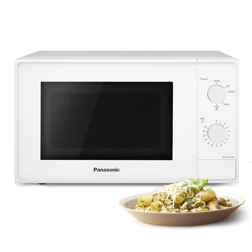Oferta limitada: Panasonic NN-E20JWMEBG Horno microondas con Plato Giratorio de Cristal, 20 L, 800 W, Descongelación, 5 Niveles De Potencia, Temporizador, Blanco de 99.00 EUR a 99.00 EUR (ahorro 0%)
