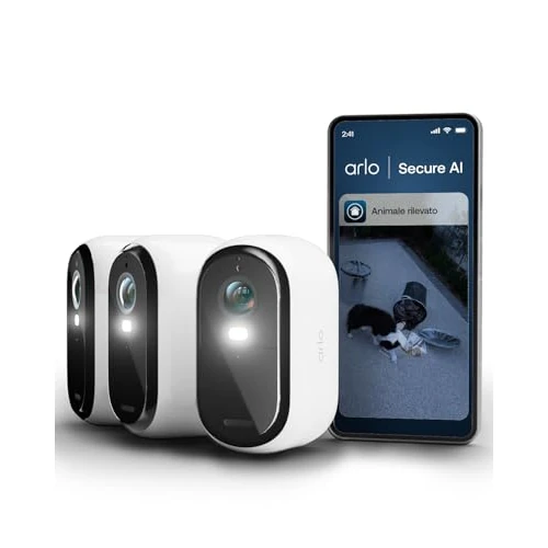 Limited-time offer: Arlo Essential 3 HD Wireless Security Camera Outdoor, Battery-Powered WiFi Home CCTV with Colour Night Vision, Spotlight, Alarm Siren, 2-Way Audio, AI Recognition, Smart Home Compatible, Easy Install from 119.97 £ to 103.99 £ (save 13%
