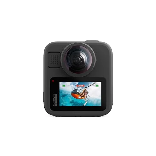Tijdelijke aanbieding: GoPro MAX2 - Waterdichte 360+ Traditionele Action Camera met Touchscreen, Sferische 8K Video, 29MP 360 Foto's, Eenvoudig Vervangbare Lenzen, HyperSmooth Stabilisatie, 6 Microfoons van 522.09 EUR naar 449.00 EUR (korting 14%)