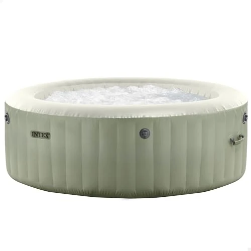 Offerta a tempo: Intex 6-Person Olive Green Round Bubble Spa Set 28428NP (Inflated 216cm x 71cm) - 7% da 514.78 € a 480.64 €