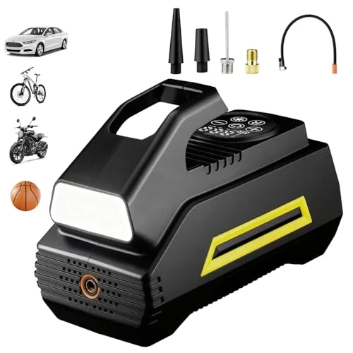Limited offer: Mcbazel Tire Inflator Portable Air Compressor, 150PSI Cordless Air Pump with Digital Gauge & Emergency LED Light, Auto Shut-off Tire Pump for Cars, Motorcycles, Bikes, Balls from 17.99 EUR to 17.99 EUR (save 0%)