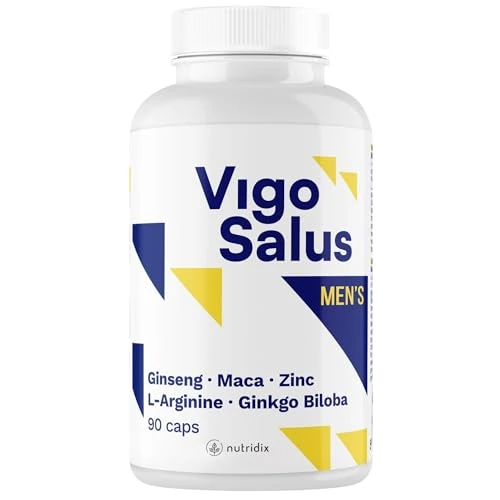 Offerta a tempo: Vigosalus Integratore Uomo - Maca + Ginkgo Biloba + Tribulus Terrestris + L — 20% da 24,90 € a 19,92 €