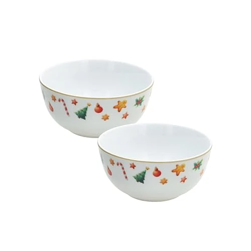 Tognana, Verpakking met 2 Boli Christmas Fairy Tale, porselein, meerkleurig