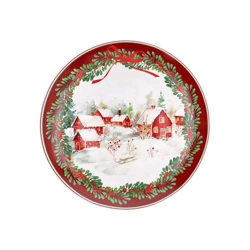 Oferta limitada: Tognana, Plato Panettone 30 cm Christmas Land, Porcelana, Multicolor de 17.20 EUR a 17.20 EUR (ahorro 0%)
