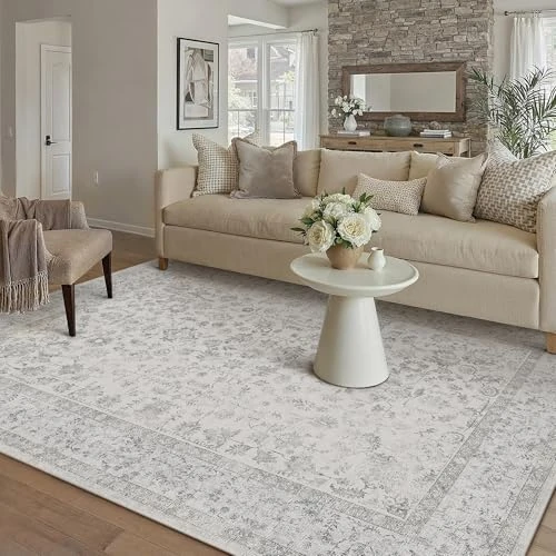 Offerta a tempo: PureCozy Tappeto Salotto Grigio 160x230cm Tappeto Camera da Letto - 44% da 79.99 € a 44.56 €