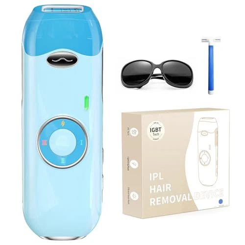 Offerta a tempo: Haarlosy IPL Epilatore Luce Pulsata Indolore con Energia Massima 22J, Epilatore Laser con Tecnologia Innovativa IGBT, Adatto per Uomini e Donne Corpo, Viso, Ascelle, Gambe - 33% da 59.99 € a 39.99 €