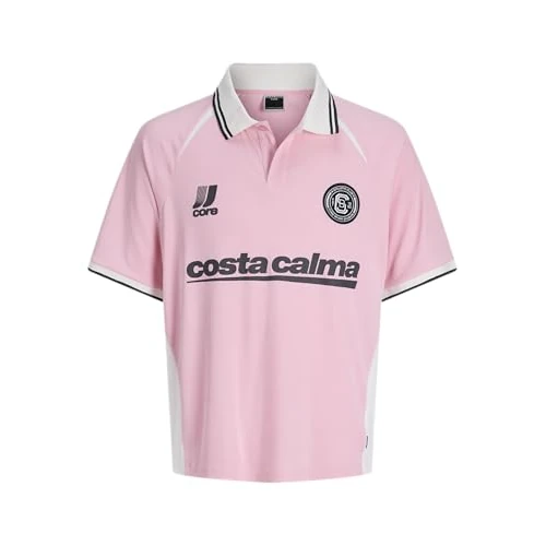 Offerta a tempo: Jack & Jones Jcoclub Ribbed Football Polo SS Jnr, Dolce Lilla, 8 Anni Uomo - 40% da 29.99 € a 17.99 €