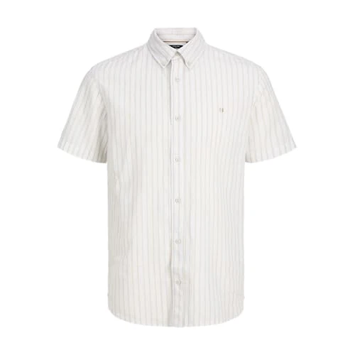 Offerta a tempo: Jack & Jones Jprblusummer Lin. Bl. Shield SS Shirt SN, Mermaid, XS Uomo - 20% da 39.99 € a 31.99 €