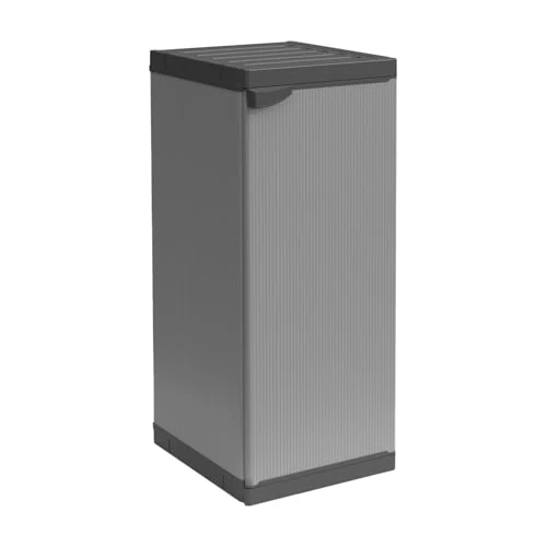 Offerta a tempo: BuyStar Armadio 1 Anta da Esterno 34x40x85h cm, 1 Ripiano Regolabile Interno e Maniglia - Sistema a Incastro, Senza Viti, Idrorepellente, Robusto, Garage, Terrazzo, Officina - Made in Italy - 5% da 41.19 € a 38.96 €