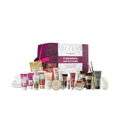 Bottega Verde Kalendarz adwentowy 2025 Maxi Beauty z 24 niespodziankami na dzień na dzień, szampon, kremy, perfumy i makijaż, pomysł na prezent na Boże Narodzenie