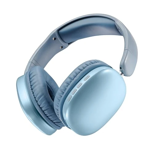 Beperkte aanbieding: Music Sound Maxx3 Draadloze over-ear hoofdtelefoon, actieve ruisonderdrukking, meeslepend en kristalhelder geluid, tot 35 uur Playtime non-stop, compatibel met alle apparaten, USB-C-opladen, blauw van 35.54 EUR naar 35.54 EUR (besparing 0%)