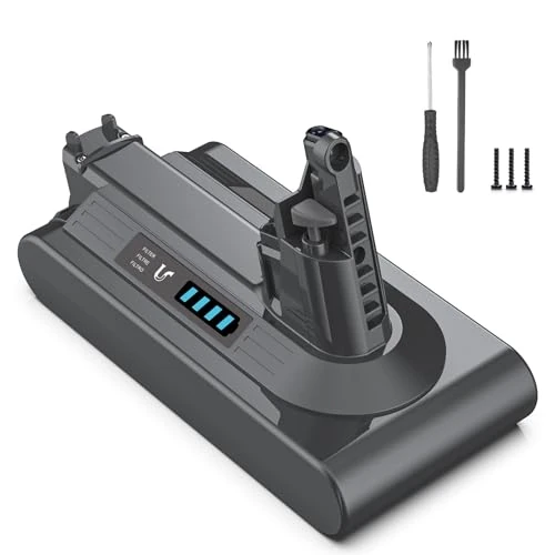 Offerta a tempo: Keenstone Batteria per Dyson V10 SV12, 8000mAh Batteria di Ricambio Compatibile con Dyson V10 Cyclone, Absolute, Animal, Motorhead, Fluffy, Ricarica Rapida con Protezione Multipla - 0.00% da 53.99 € a 53.99 €