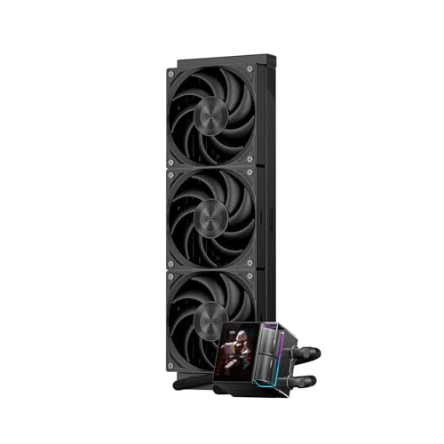 Offerta a tempo: PCCOOLER Raffreddamento Liquido AIO per CPU, Schermo IPS da 2,4 Pollici, Radiatore Liquido da 360mm Compatibile con AM4 AM5 Intel LGA 1700/1851/115X Raffreddamento a Acqua CPS (DS360 Display BK) - 40% da 95.99 € a 57.60 €