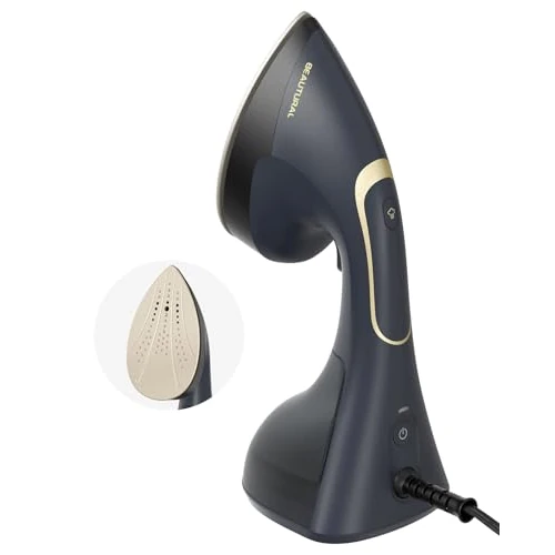 Tijdelijke aanbieding: BEAUTURAL Stoomstrijkijzer en stoompers, 2-in-1, 1500 W, 20 g/min, snel opwarmen in 30 seconden, automatische uitschakeling van 37.99 € naar 37.99 € (0.00% korting)