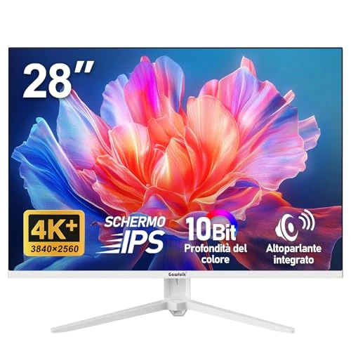 Tijdelijke aanbieding: Gawfolk 28 inch 4K UHD computermonitor, ultra-helder scherm (3840 x 2560p) van 239.99 EUR naar 169.99 EUR (korting 29%)