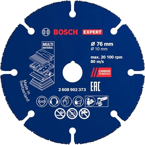 Offerta a tempo: Bosch 1x Mola da taglio EXPERT Carbide Multi Wheel per smerigliatrici angolari mini (per Legno duro, Legno con chiodi, Ø 76 mm, Professional Accessorio Minismerigliatrice angolare) - 0.00% da 14.99 € a 14.99 €