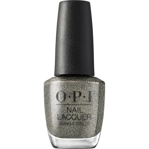 Offerta a tempo: OPI Nail Lacquer - Collezione Good Enough to Treat - Tempted to Lick-orice - smalto per unghie grigio shimmer, durata fino a 7 giorni, finish glossy e luminoso. Pennello Pro-Wide - 15 ml - 53% da 16.00 € a 7.50 €
