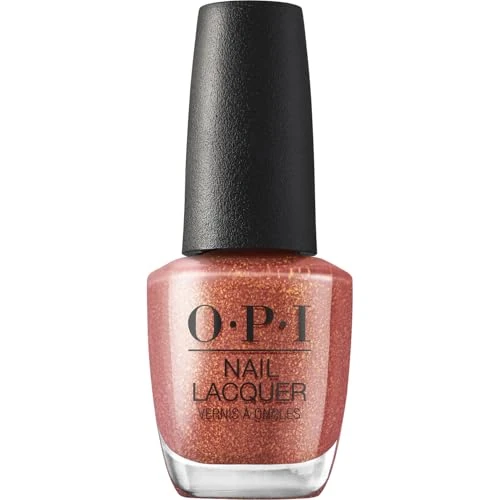 Offerta a tempo: OPI Nail Lacquer - Collezione Good Enough to Treat - Ginger Snapped - smalto per unghie Marrone ramato shimmer, durata fino a 7 giorni, finish glossy e luminoso. Pennello Pro-Wide - 15 ml - 53% da 16.00 € a 7.50 €