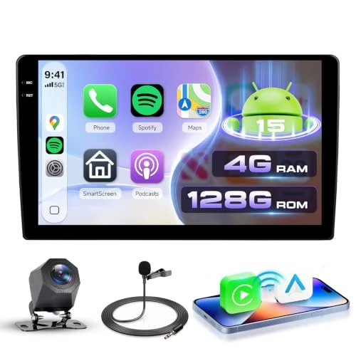 Tijdelijke aanbieding: VECHTEL 4G+128G Autoradio Android 15 für Toyota AURIS 2013-2015, 9 Zoll In-Cell HD Touchscreen mit Drahtlos Carplay Android Auto, Auto Radio Unterstützung GPS Wi-Fi USB Bluetooth FM RDS Rückfahrkamera van 39.99 € naar 39.99 € (0.00%