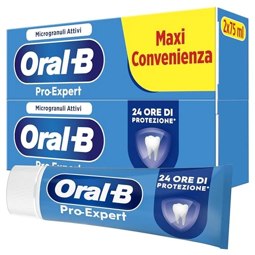 Oral-B Pro-Expert Dentifricio PROTEZIONE PROFESSIONALE, Sapore Menta Dolce, 2x75ml