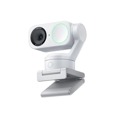 Oferta limitada: Insta360 Link 2 Blanco ártico - Webcam 4K PTZ PC/Mac, Sensor 1/2", Seguimiento IA, HDR, cancelación de Ruido por IA, Control por Gestos para Streaming, videollamadas, Gaming, Funciona con Zoom, Teams de 229.99 EUR a 165.00 EUR (ahorro 28%)