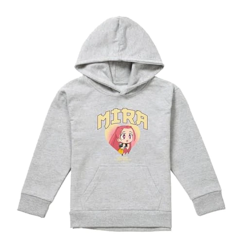 Offerta a tempo: KPOP Demon Hunters Huntrix Mira Collegic Youth Kids Boy Girls Pull-Over Hoodie, Grigio Heather Sportivo, 12–13 A - 0.00% da 34.12 € a 34.12 €