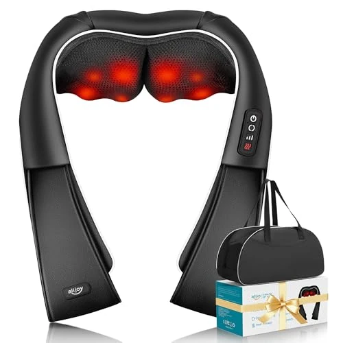 Offre limitee: ALLJOY Cadeaux De Noël,Masseur Cervical, Massage Dos et Cou Épaules avec Chauffage,Appareil de Massage Shiatsu Électrique ur Massager Nuque Cervicales Epaule,Cadeaux Pour Maman, Papa, Femmes et Hommes de 49.99 EUR a 49.99 EUR (economie 0%)