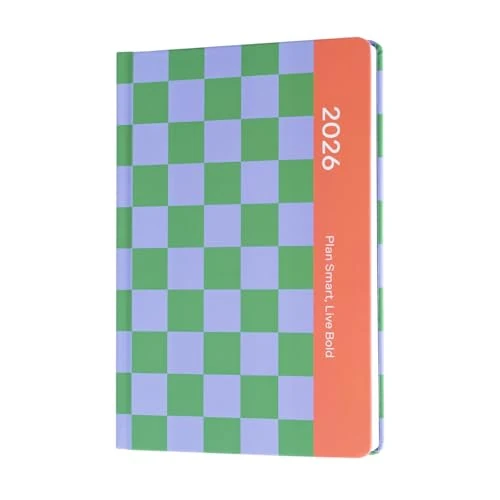 Tijdelijke aanbieding: Grupo Erik 2026 Diary A5 Week To View - Plan Smart, Live Bold | A5 Weekly Planner 2026 With Diary Stickers, Pocket, Bookmark, December 2025 - December 2026 | Cute Planner van 12.67 EUR naar 12.67 EUR (korting 0%)