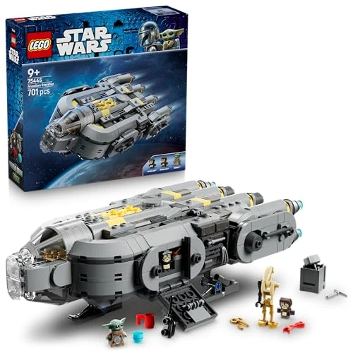 Offerta a tempo: LEGO Star Wars 75445 Astronave Anzellan - Modellino Ispirato a Il Mandaloriano e Grogu con 3 Personaggi e un Laboratorio di Droidi - Regalo di Compleanno per Bambini, Bambine e Fan da 9 Anni in su - 3% da 74.99 € a 72.77 €