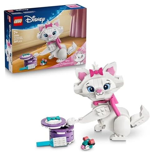 Offre limitée : LEGO ǀ Disney L’Adorable Marie Les Aristochats - Jouet Chat - Figurine d'animal avec Accessoires Dont Nœud en Tissu - Décoration de Chambre DIY - Cadeau pour Fille dès 7 Ans ou Fan Nostalgique 43286 de 39.99 € à 30.39 € (24% de remise)